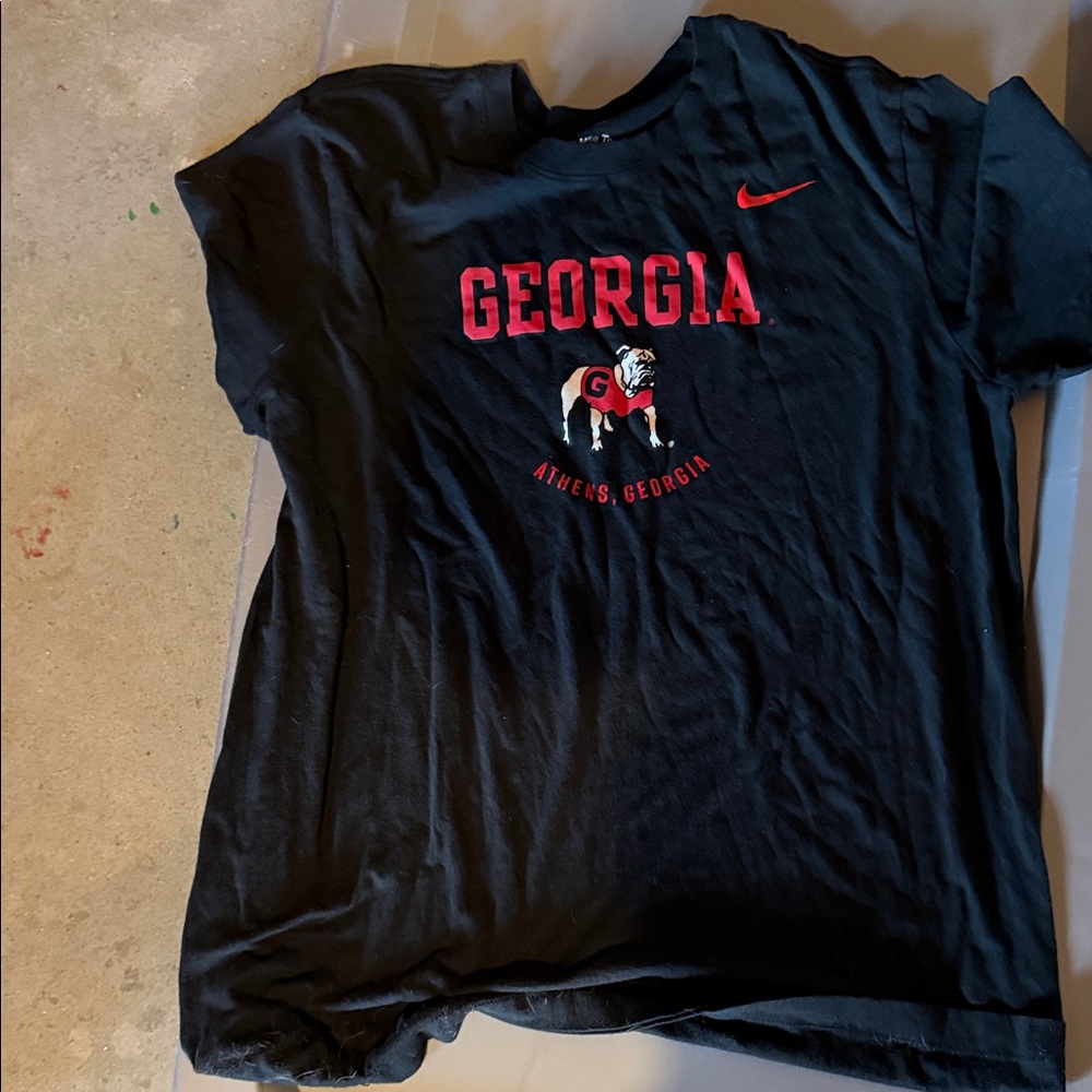 Nike Black Georgia Bulldogs Tee - Picture 1 of 1